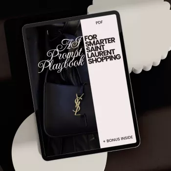 Shop Saint Laurent Smarter: An AI Prompt Playbook
