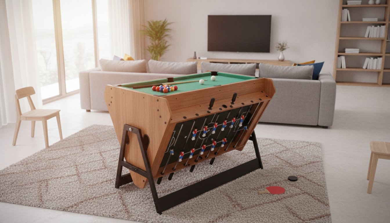 3-in-1 Game Table Guide: Pool, Air Hockey & Football