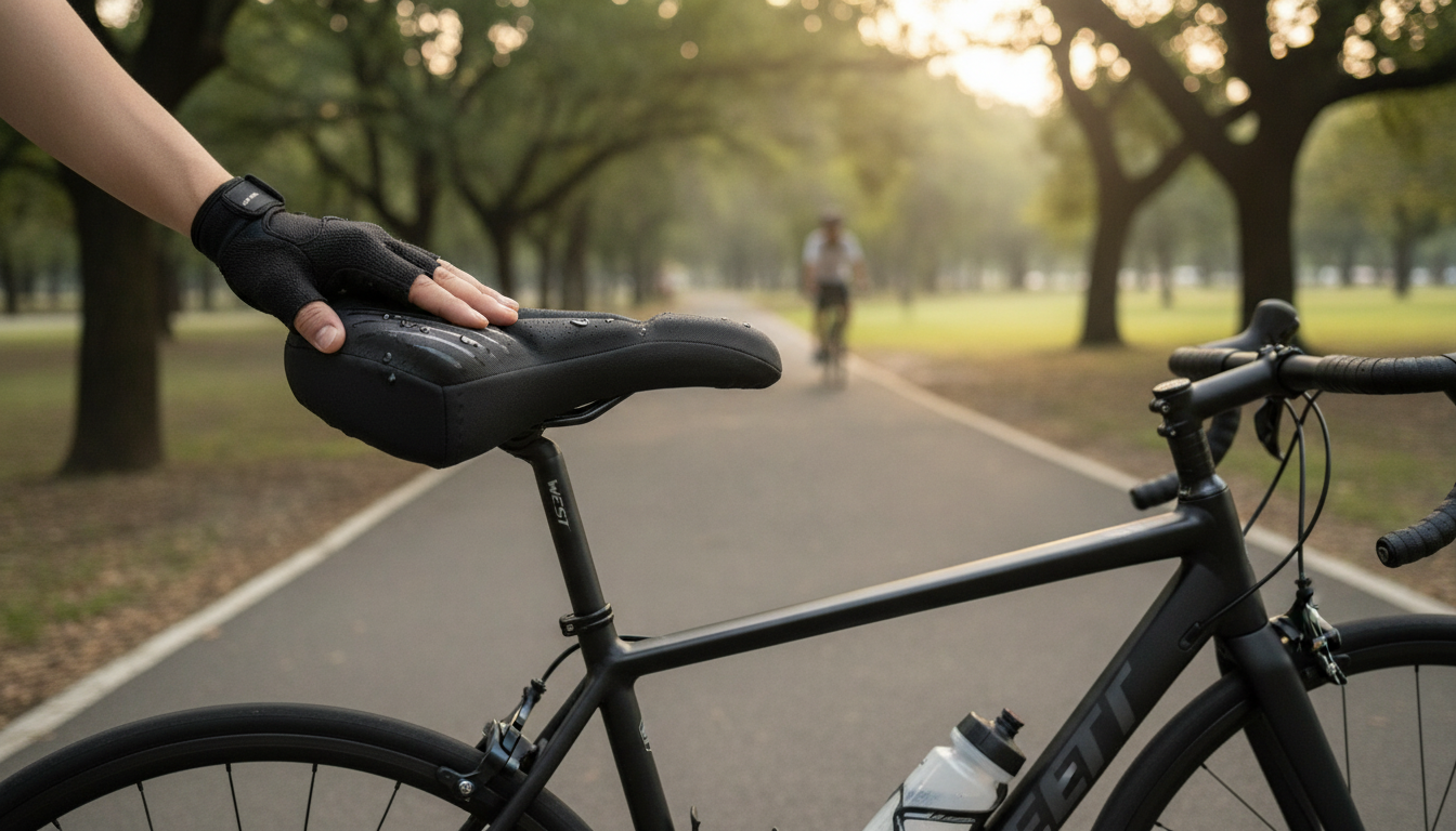 Breathable Bike Saddle Cover: Cooler Comfort, Less Slip