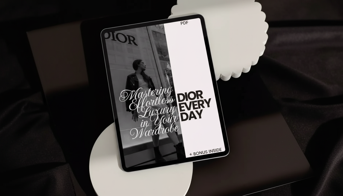Dior-Inspired Effortless Luxury: Everyday Outfit Formulas