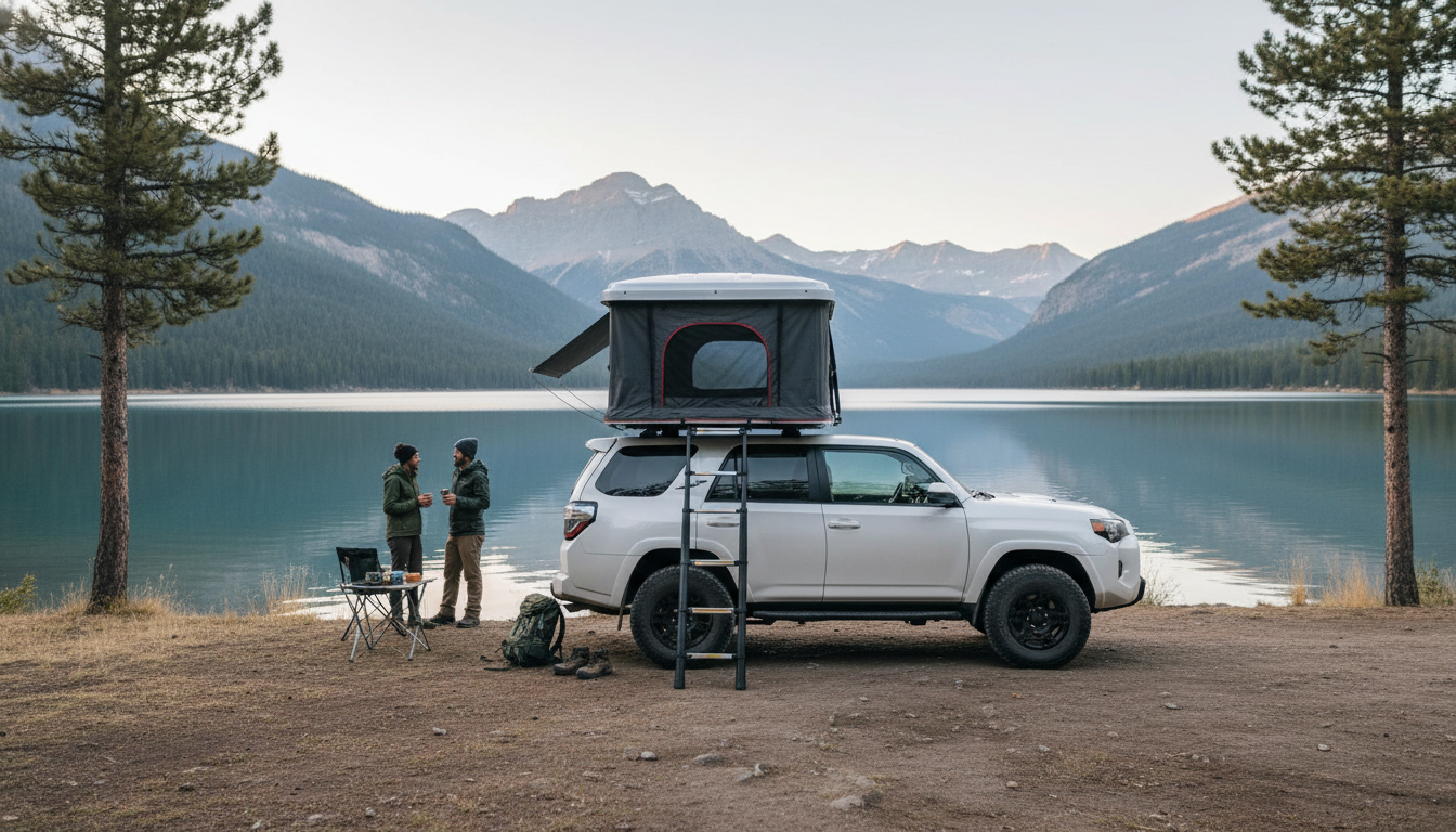 Hydraulic Auto Roof Tent: Quick Setup for Road Trips