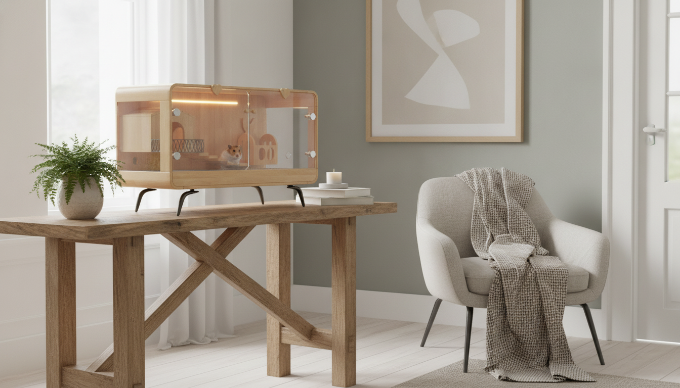 Luxury Wooden Hamster Villa: Safe, Stylish Setup Guide