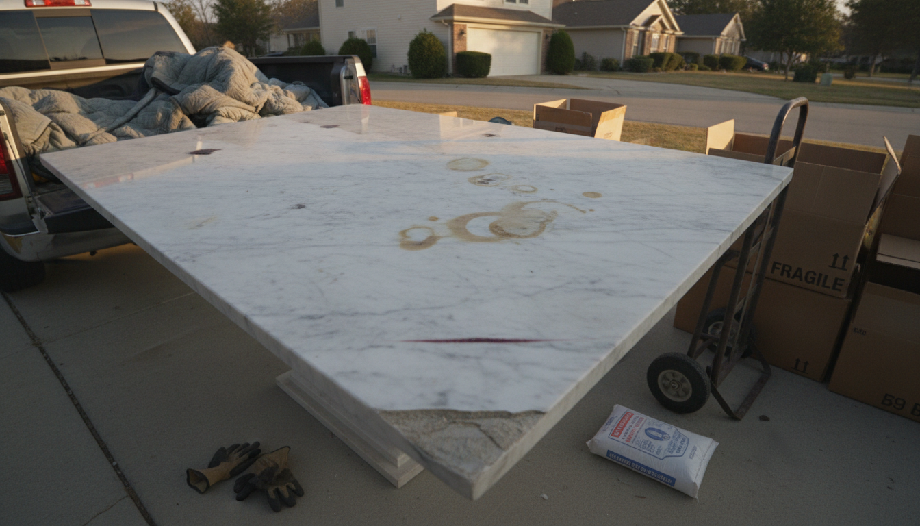 Marble Table Downsides: Stains, Scratches, Weight & Cost