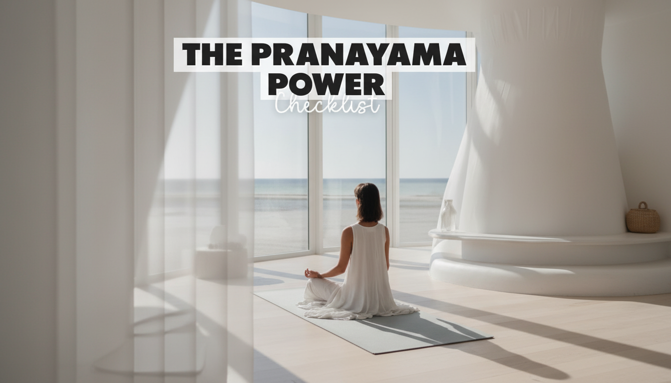 Pranayama Checklist Routine for Calm, Focus, and Sleep