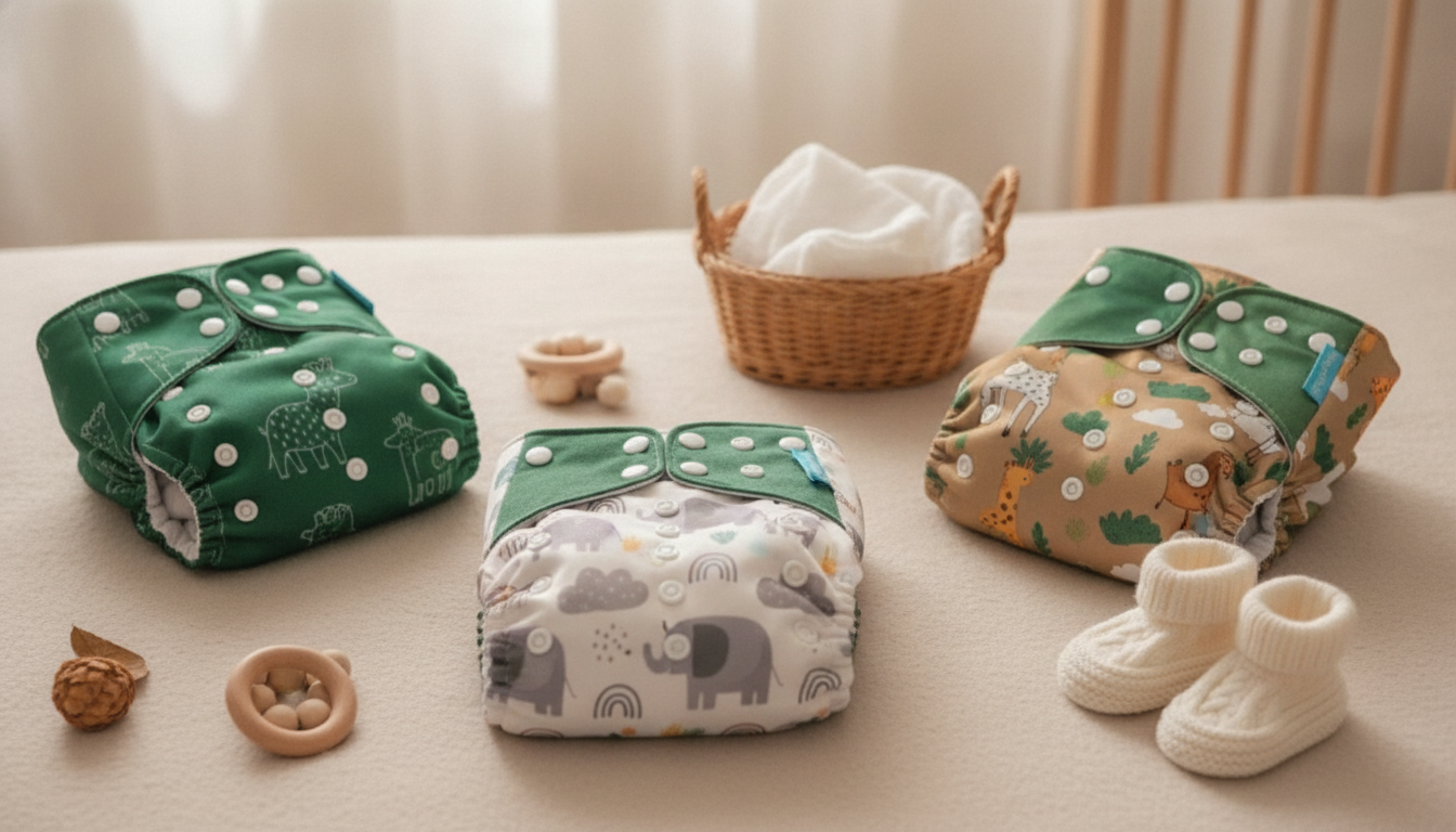 Soft Adjustable Suede Diaper Covers (4-Pack)