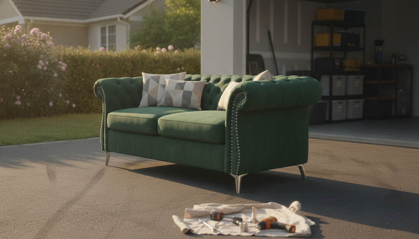 Modernize a Chesterfield Sofa: Color, Legs & Styling Tips