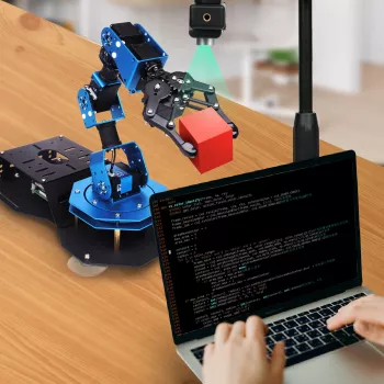 ArmPi FPV AI Vision Arm: Learn Python + ROS Manipulation